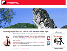 Tablet Screenshot of danielebolelli.com